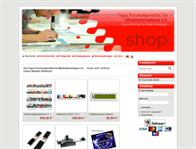 Tablet Screenshot of fogra-shop.com
